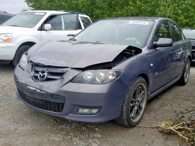 JM1BK323771628265 - 2007 MAZDA 3 S GRAY photo 2