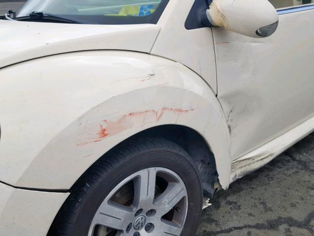 3VWRG31Y86M330545 - 2006 VOLKSWAGEN NEW BEETLE კრემისფერი ფოტო 9