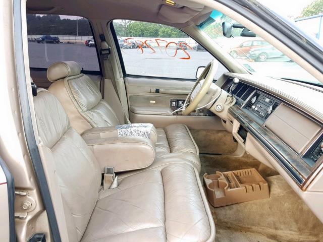 1LNLM83W9NY622973 - 1992 LINCOLN TOWN CAR C GOLD photo 5