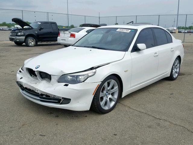 WBANW13589C162405 - 2009 BMW 535 I WHITE photo 2