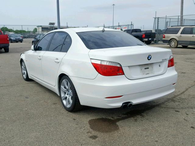 WBANW13589C162405 - 2009 BMW 535 I WHITE photo 3