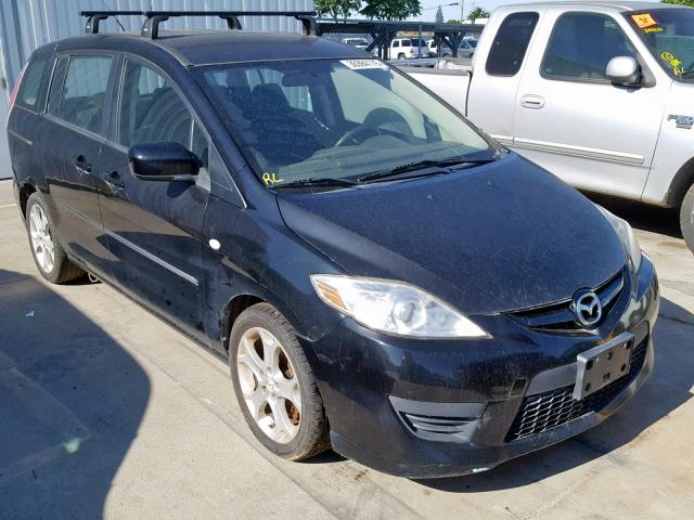 JM1CR29L190353355 - 2009 MAZDA 5 BLACK photo 1