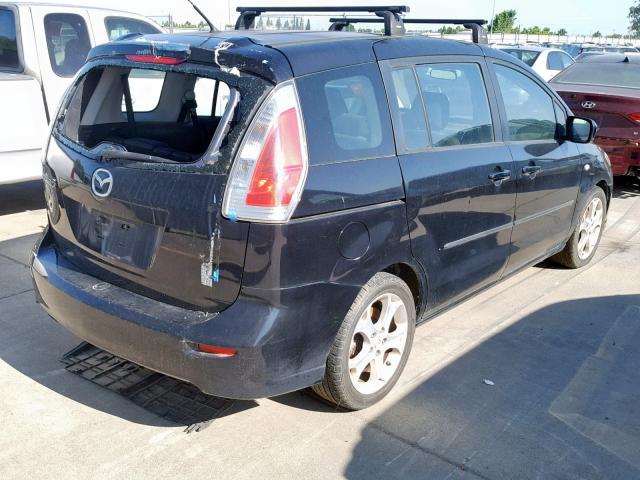 JM1CR29L190353355 - 2009 MAZDA 5 BLACK photo 4