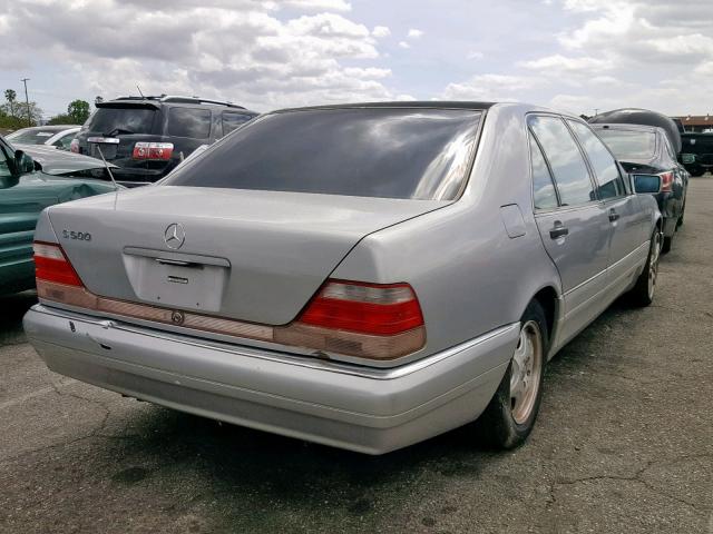 WDBGA51G1XA424469 - 1999 MERCEDES-BENZ S 500 SILVER photo 4