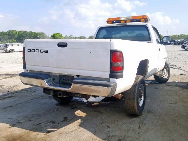 3B7KF26Z9XM587296 - 1999 DODGE RAM 2500 WHITE photo 4