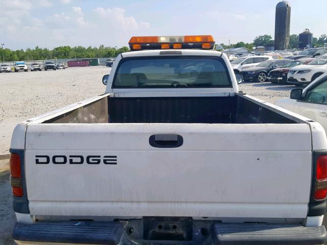 3B7KF26Z9XM587296 - 1999 DODGE RAM 2500 WHITE photo 6