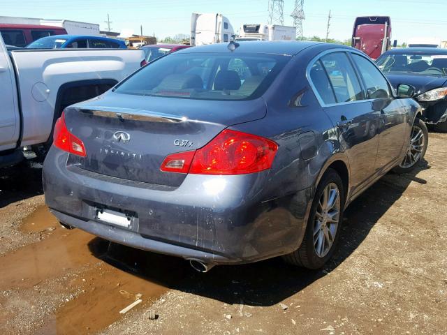 JN1CV6AR5DM351910 - 2013 INFINITI G37 BLACK photo 4