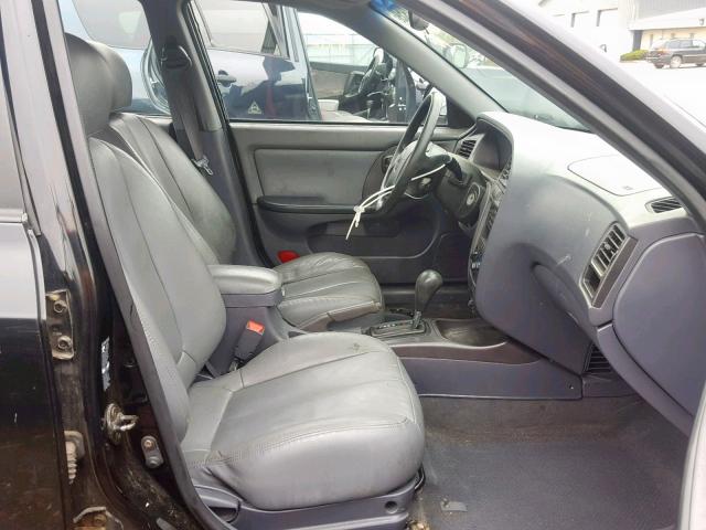 KMHDN45D23U630911 - 2003 HYUNDAI ELANTRA GL BLACK photo 5