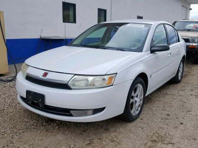 1G8AL52F83Z128930 - 2003 SATURN ION LEVEL WHITE photo 2