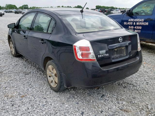 3N1AB61E38L761621 - 2008 NISSAN SENTRA 2.0 BLACK photo 3