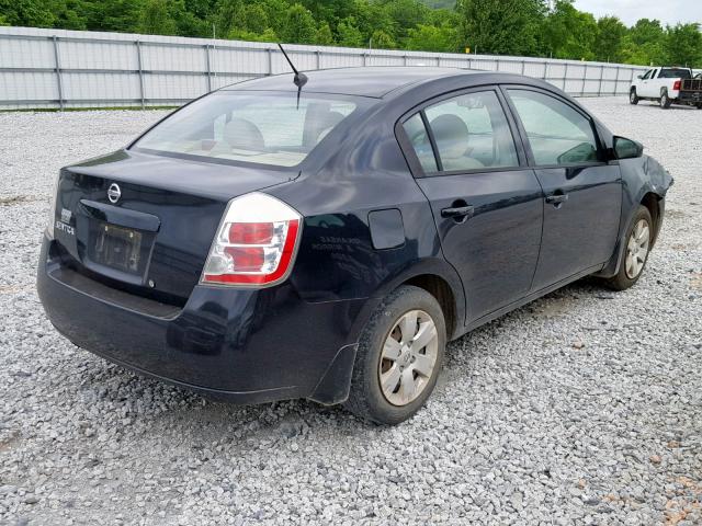 3N1AB61E38L761621 - 2008 NISSAN SENTRA 2.0 BLACK photo 4