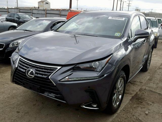 JTJBARBZ1J2150756 - 2018 LEXUS NX 300 GRAY photo 2