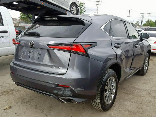 JTJBARBZ1J2150756 - 2018 LEXUS NX 300 GRAY photo 4