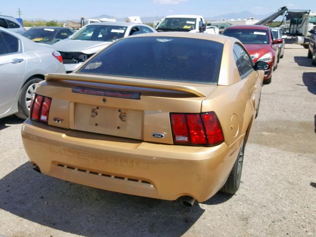 1FAFP42X4YF251139 - 2000 FORD MUSTANG GT GOLD photo 4