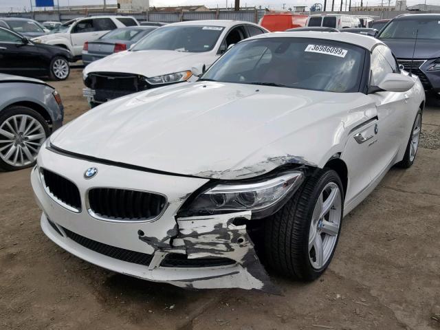 WBALL5C50FP556945 - 2015 BMW Z4 SDRIVE2 WHITE photo 2