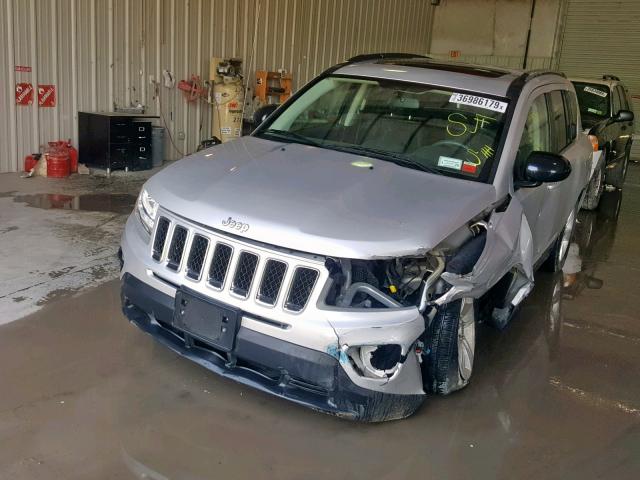 1J4NF1FB1BD282903 - 2011 JEEP COMPASS SP SILVER photo 2