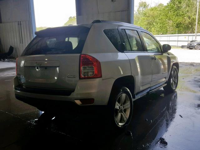 1J4NF1FB1BD282903 - 2011 JEEP COMPASS SP SILVER photo 4