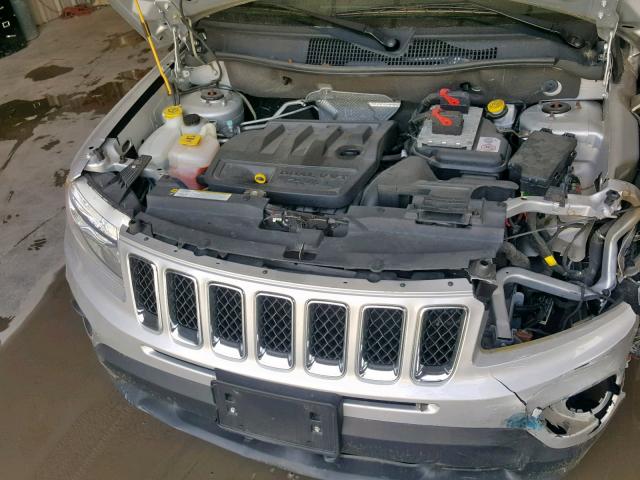 1J4NF1FB1BD282903 - 2011 JEEP COMPASS SP SILVER photo 7