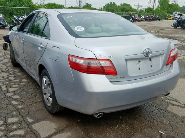 4T1BK46K17U046275 - 2007 TOYOTA CAMRY NEW SILVER photo 3