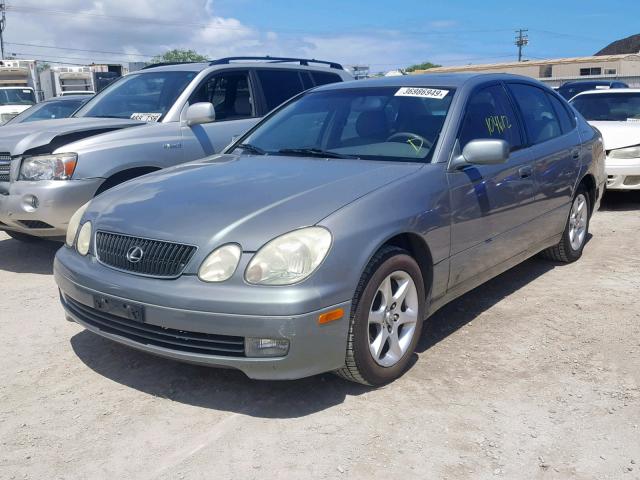 JT8BD69SX40197039 - 2004 LEXUS GS 300 GRAY photo 2