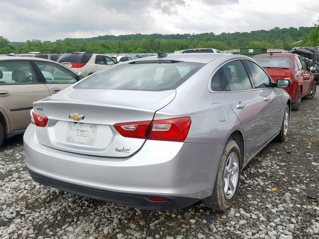 1G1ZB5STXHF288343 - 2017 CHEVROLET MALIBU LS WHITE photo 4
