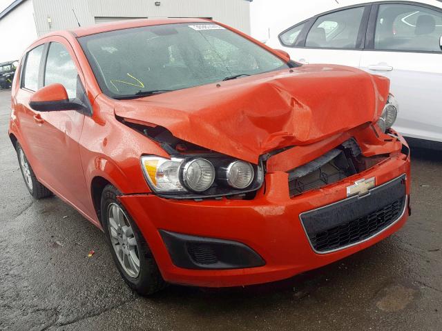 1G1JB6SH7C4122879 - 2012 CHEVROLET SONIC LS ORANGE photo 1