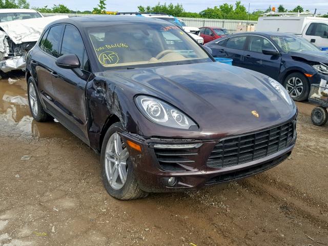 WP1AB2A57FLB61696 - 2015 PORSCHE MACAN S BURGUNDY photo 1