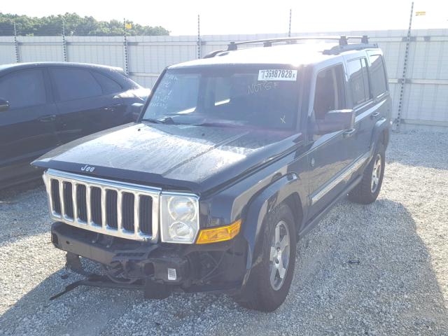 1J4RH4GK5AC108915 - 2010 JEEP COMMANDER BLACK photo 2