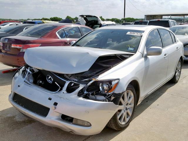 JTHBH96S965004640 - 2006 LEXUS GS 300 SILVER photo 2