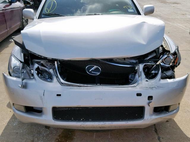 JTHBH96S965004640 - 2006 LEXUS GS 300 SILVER photo 9