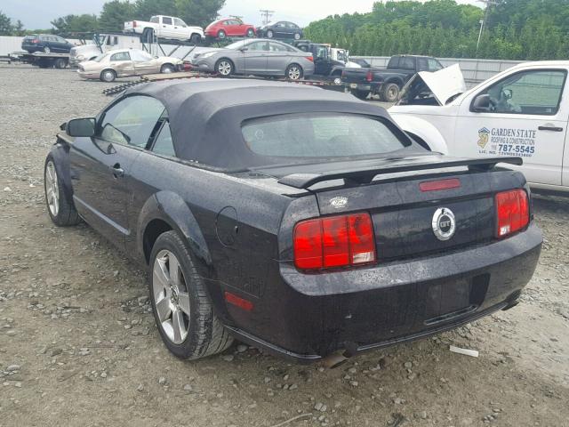 1ZVHT85H565230875 - 2006 FORD MUSTANG GT BLACK photo 3