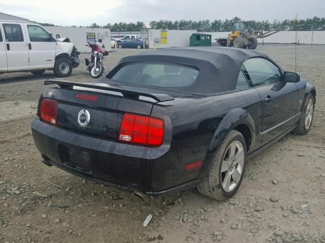 1ZVHT85H565230875 - 2006 FORD MUSTANG GT BLACK photo 4