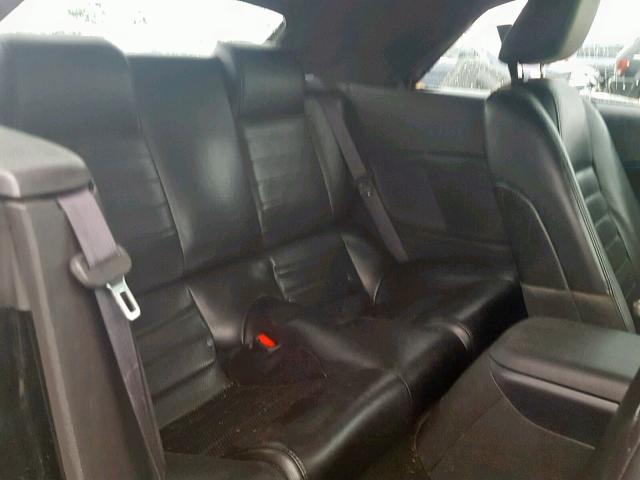 1ZVHT85H565230875 - 2006 FORD MUSTANG GT BLACK photo 6