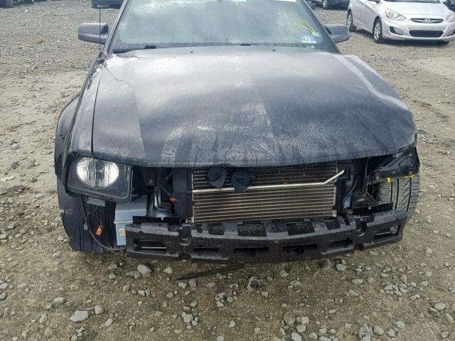 1ZVHT85H565230875 - 2006 FORD MUSTANG GT BLACK photo 9