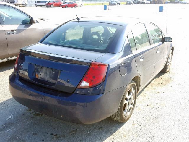 1G8AJ55F07Z158219 - 2007 SATURN ION LEVEL BLUE photo 4