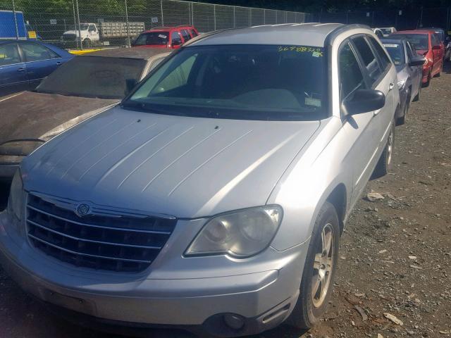 2A8GF68X98R607915 - 2008 CHRYSLER PACIFICA T SILVER photo 9