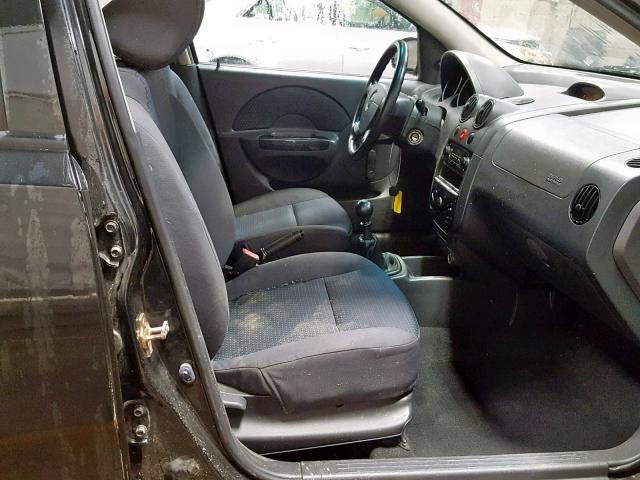 KL1TD66656B623747 - 2006 CHEVROLET AVEO BASE Qara foto 5