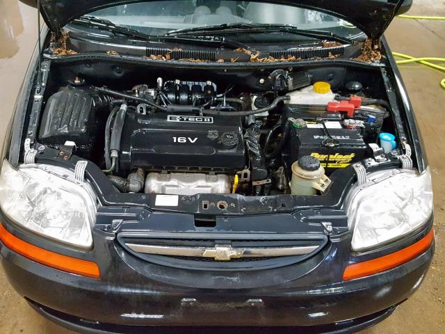 KL1TD66656B623747 - 2006 CHEVROLET AVEO BASE Qara foto 7