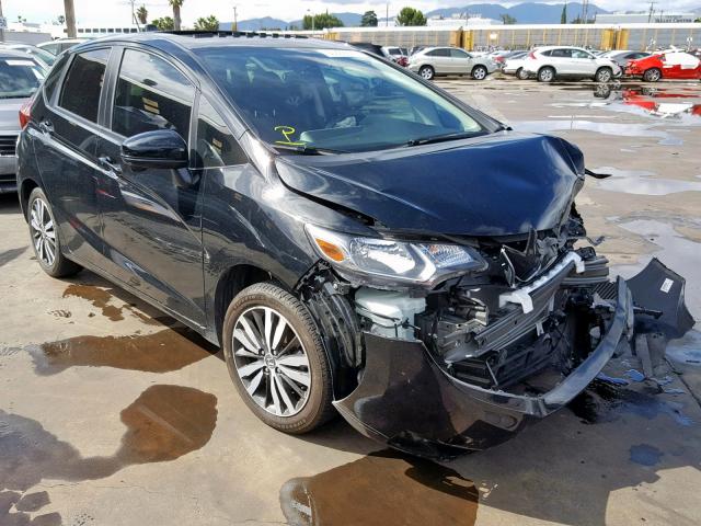 JHMGK5H73HS000676 - 2017 HONDA FIT EX BLACK photo 1