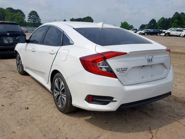 JHMFC1F73JX033545 - 2018 HONDA CIVIC EXL WHITE photo 3