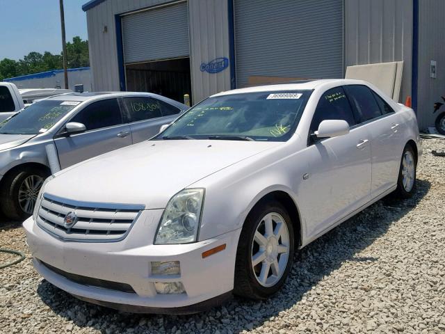 1G6DC67A250179534 - 2005 CADILLAC STS WHITE photo 2