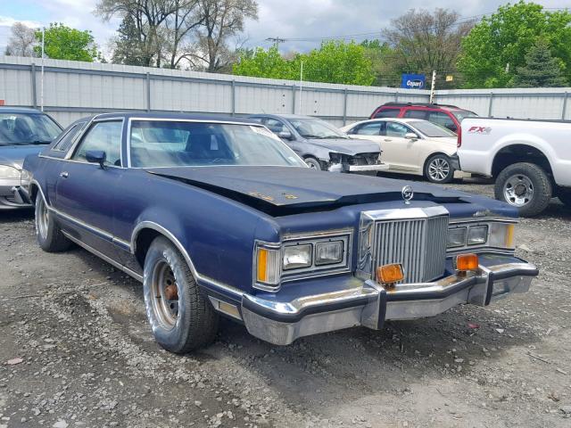 8H93H646081 - 1978 MERCURY COUGAR BLUE photo 1