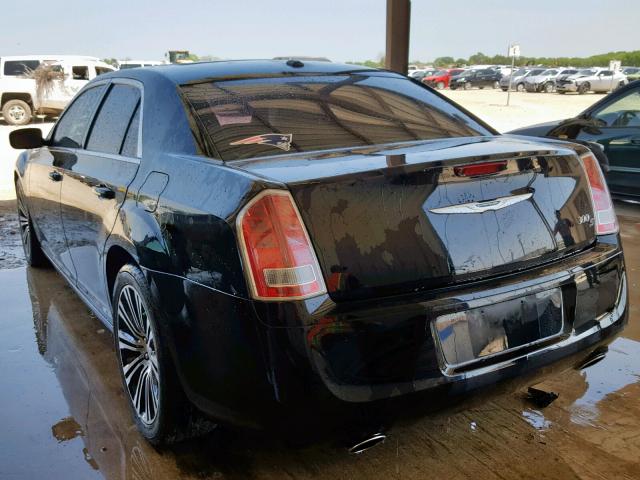 2C3CCABGXDH595157 - 2013 CHRYSLER 300 S BLACK photo 3