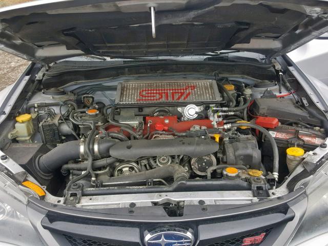 JF1GR8H61BL812281 - 2011 SUBARU IMPREZA WR SILVER photo 7