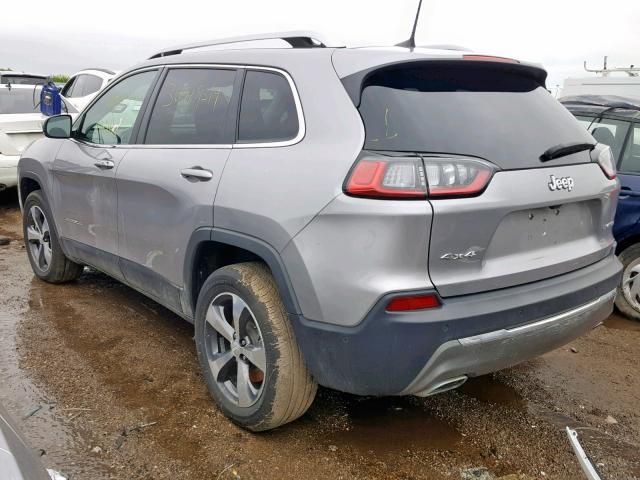 1C4PJMDN9KD180681 - 2019 JEEP CHEROKEE L GRAY photo 3