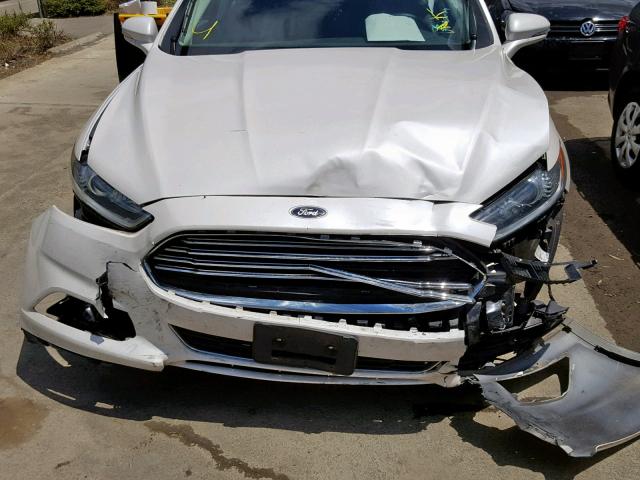 3FA6P0SU8ER365769 - 2014 FORD FUSION TIT WHITE photo 7