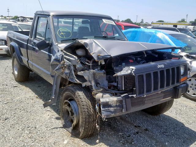 1J7FT36L8KL616693 - 1989 JEEP COMANCHE P GRAY photo 1