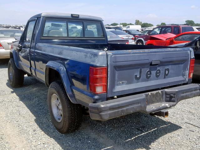 1J7FT36L8KL616693 - 1989 JEEP COMANCHE P GRAY photo 3