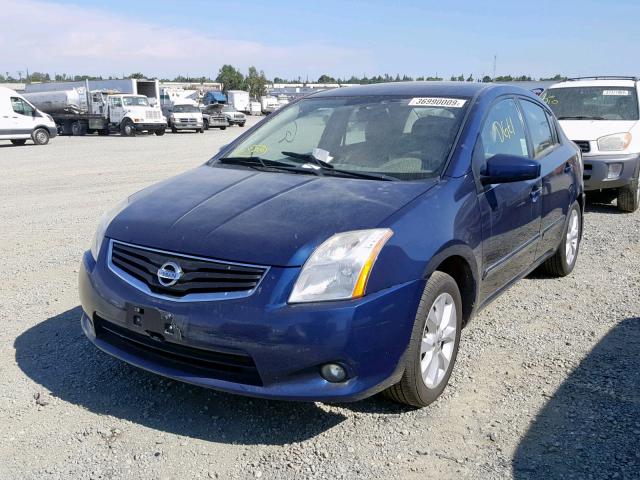 3N1AB6AP0CL745158 - 2012 NISSAN SENTRA 2.0 BLUE photo 2