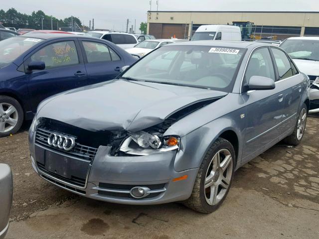 WAUDH78E16A235994 - 2006 AUDI A4 3.2 QUA GRAY photo 2